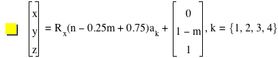 vector(x,y,z)=function(R_x,n-(0.25*m)+0.75)*a_k+vector(0,1-m,1),k=set(1,2,3,4)