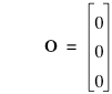 '𝐎'=vector(0,0,0)