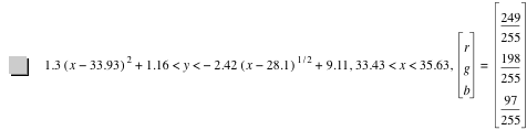 1.3*[x-33.93]^2+1.16<y<-(2.42*[x-28.1]^(1/2))+9.109999999999999,33.43<x<35.63,vector(r,g,b)=vector(249/255,198/255,97/255)